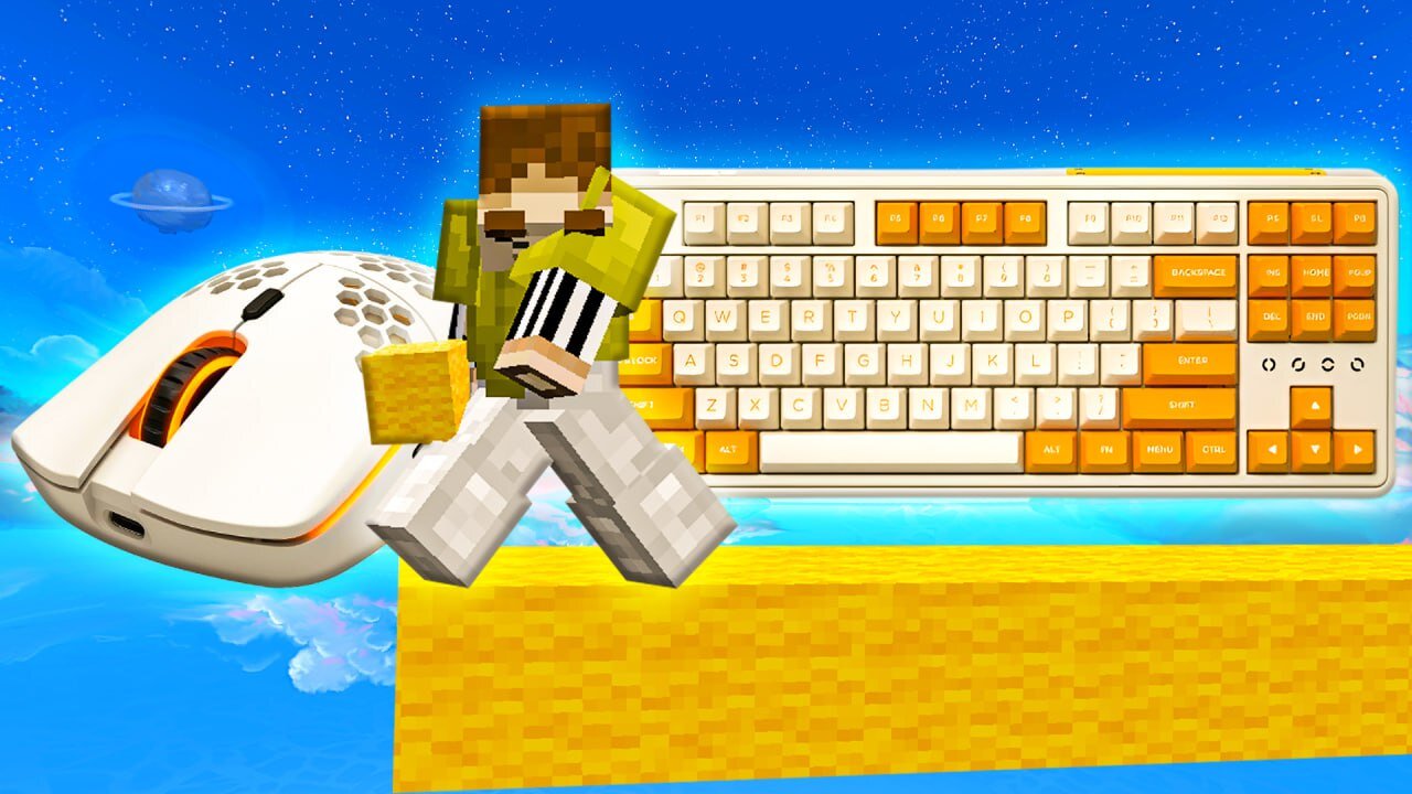 (Godbridging) CALM Bedwars ASMR Keyboard + Mouse Sounds | Hypixel Bedwars