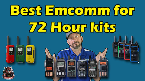 What radios are BEST for 72 Hour EmComm? - Sunday Night Ragchew Ep. 76