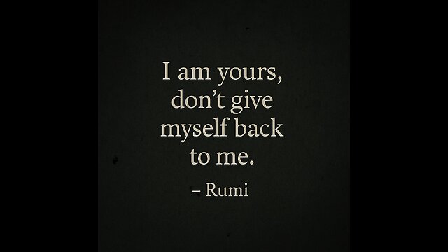 "When love consumes you, there’s no going back"