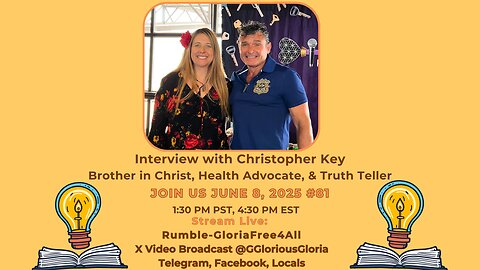 Interview with Christopher Key Brother in Christ, Health Advocate, & Truth Teller