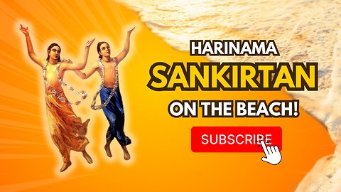 Harinam Sankirtan on the Beach | Hare Krishna Kirtan in Public