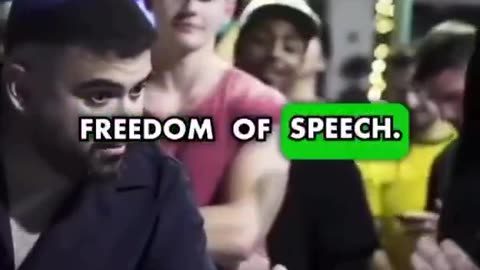 If you don't like freedom of speech go back to Tel Aviv!