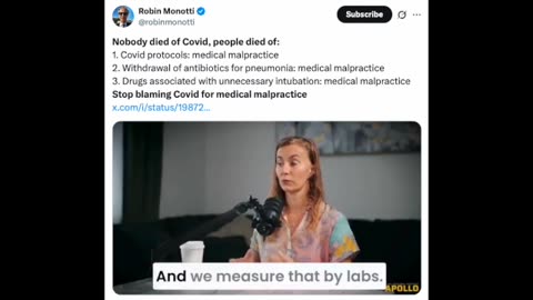 Death From Protocols NOT The Virus