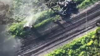 Defeat of a Ukrainian ATV and Its Driver