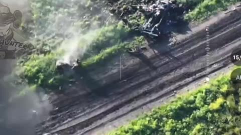 Defeat of a Ukrainian ATV and Its Driver