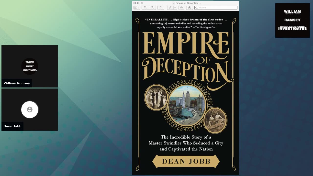 Empire of Deception: The Story of a Master Swindler Who Seduced a City...with Dean Jobb (2021)