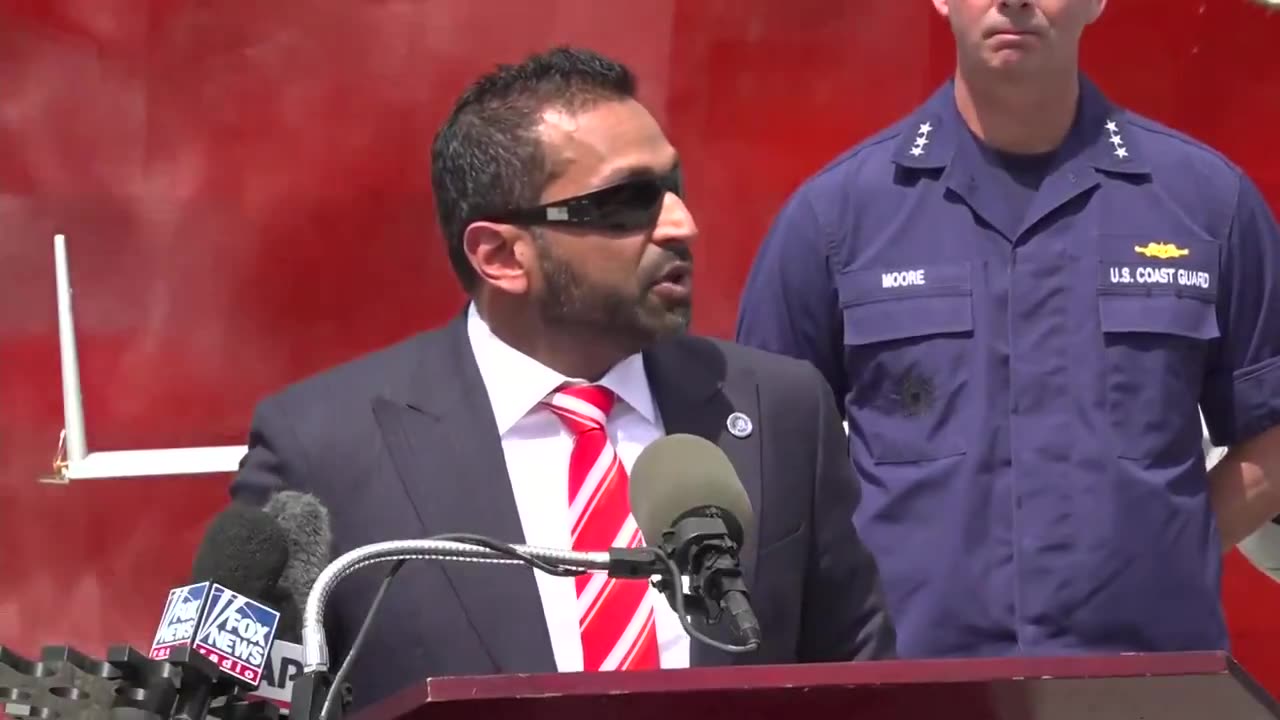 🚨FBI Director Kash Patel after the seizing of 48,400 pounds of narcotics in Port Everglades: