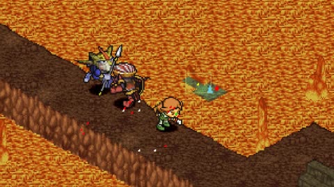 English PoPoRoGue (PS1) P7 through the scorching cave