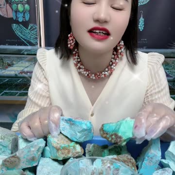 20250714-9 Natural Original Turquoise Rough: Geological Version of Color Chip