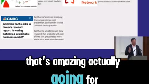 A patient cured is a patient lost. To cure is a terrible business model Dr Anthony Chaffee explains.