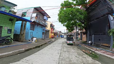 Chill Afternoon Along Mustasa Street in Marikina City in the Philippines