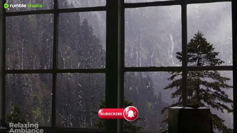 Relaxing raining video