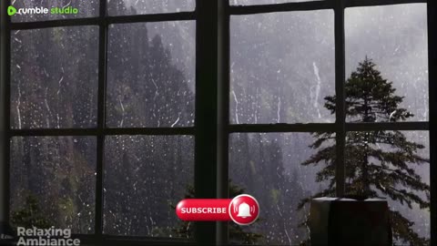 Relaxing raining video