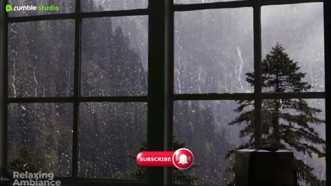 Relaxing raining video