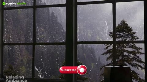 Relaxing raining video