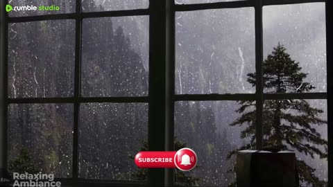 Relaxing raining video