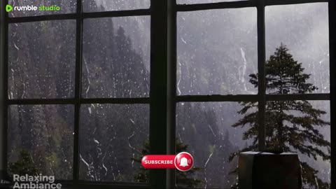 Relaxing raining video