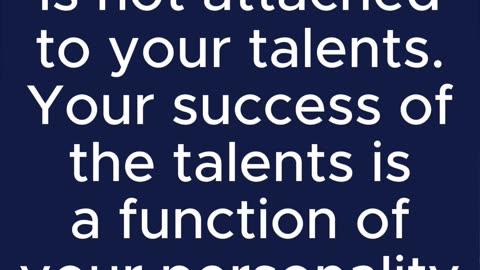 Talent VS Personality