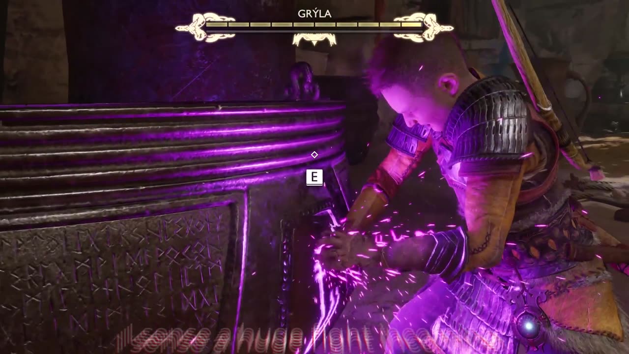 Whoa, she's not exactly a tiny size problem, ain't she? (Boss Fight - Gryla).