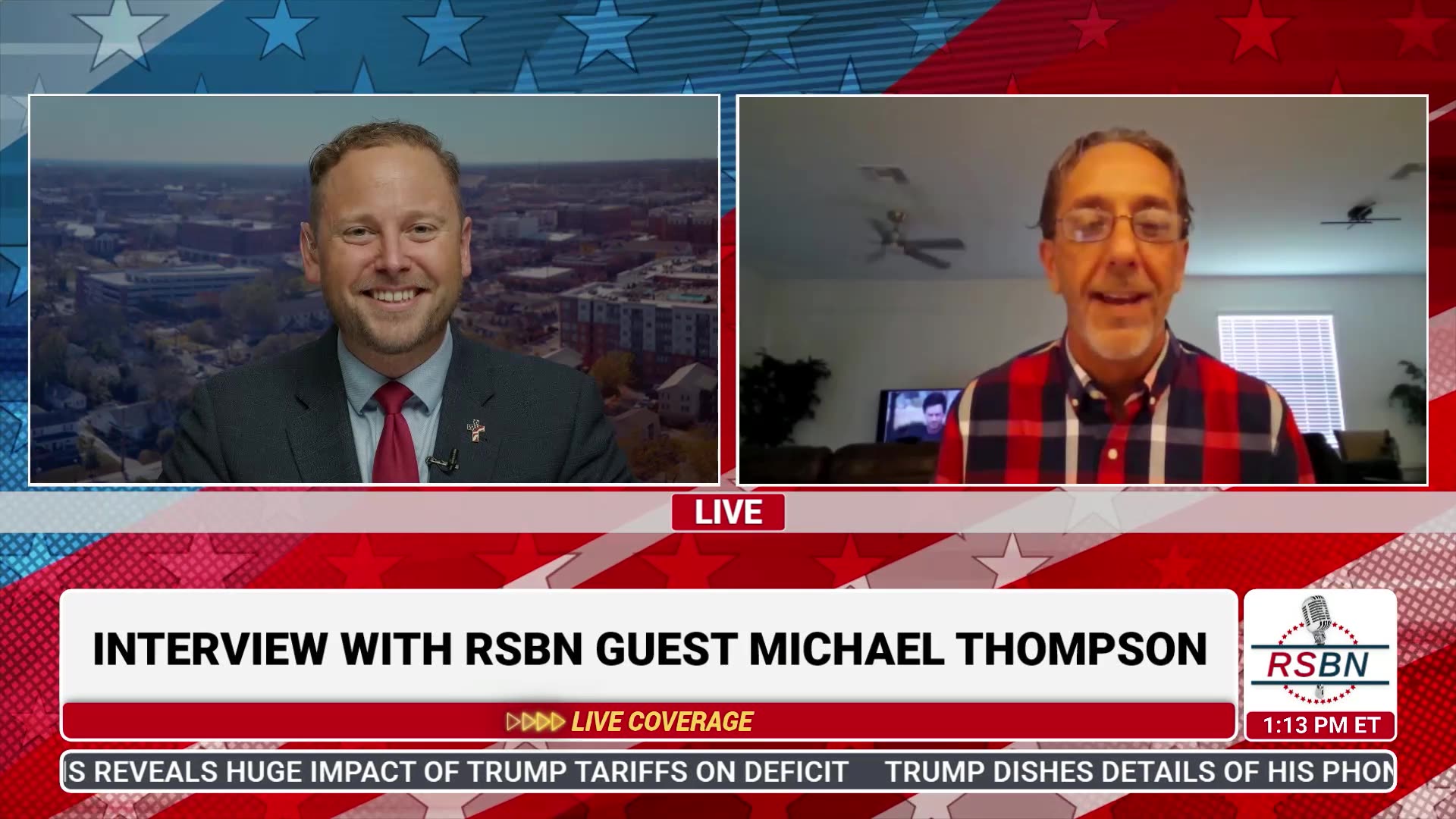 WATCH: RSBN Interviews Fmr Chairman, Michael Thompson - 6/6/25