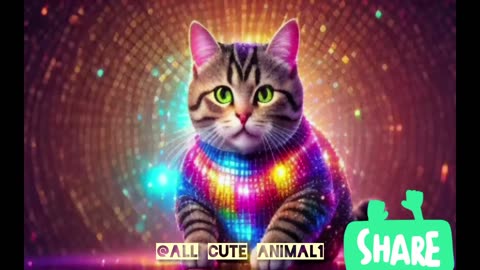 Cat funny dance video #cat#catlover#viral#trending #7