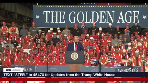 President Trump Delivers Remarks on U.S. Steel Deal