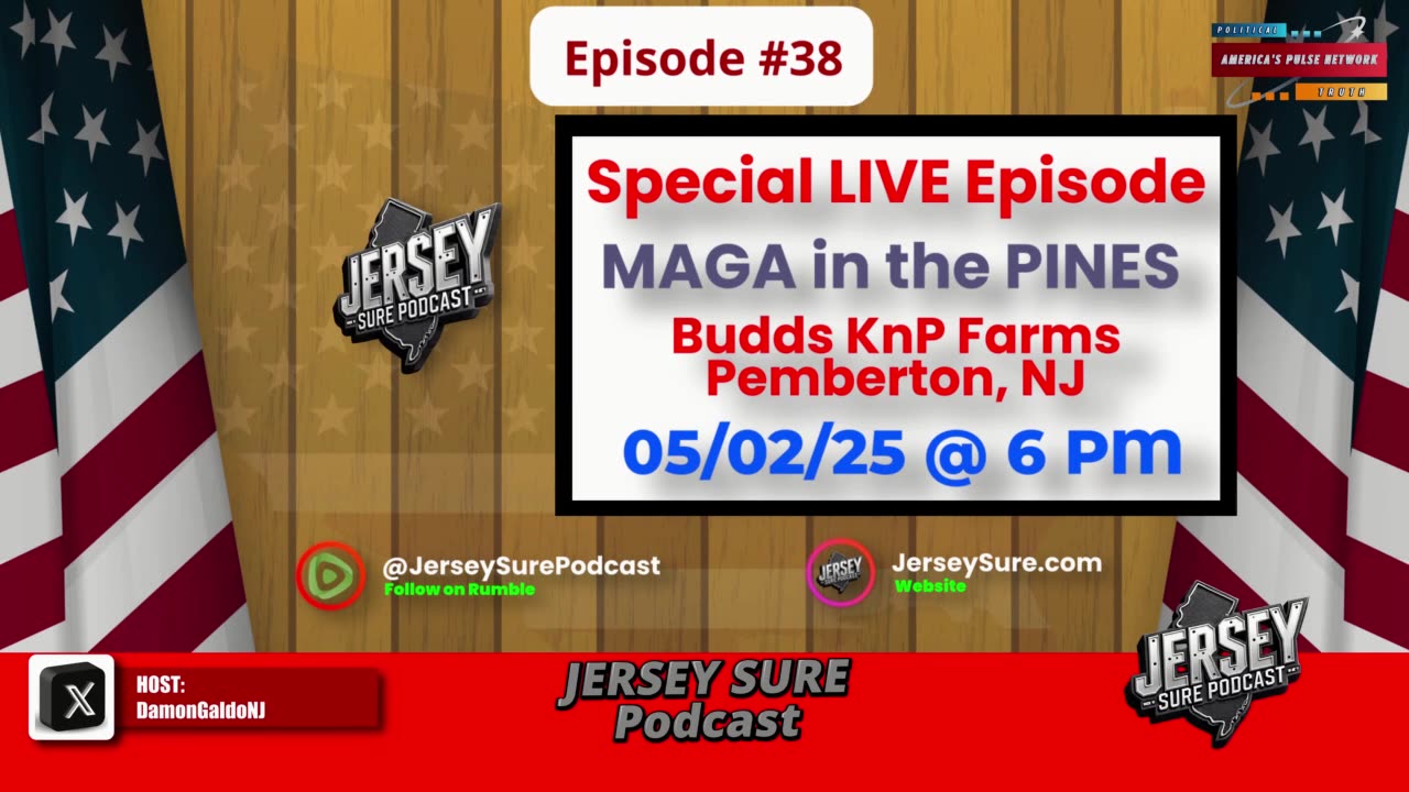 APN - Jersey Sure Podcast - LIVE @ MAGA in the Pines