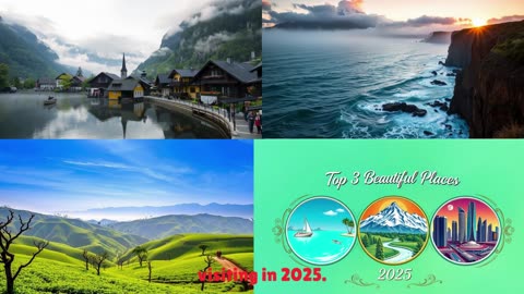 Top 3 Most Beautiful Places to Visit in the World in 2025 🌍✨ | Travel Bucket List