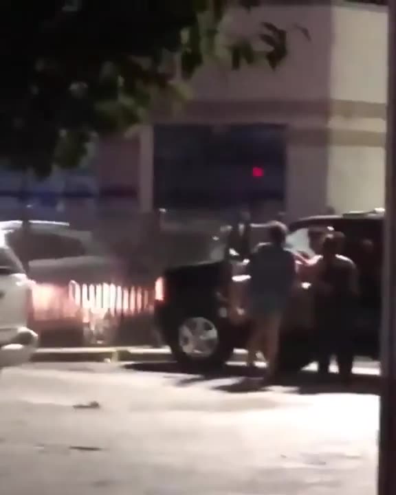 2 girls fighting in car