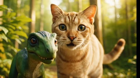 Cat vlog in jungle