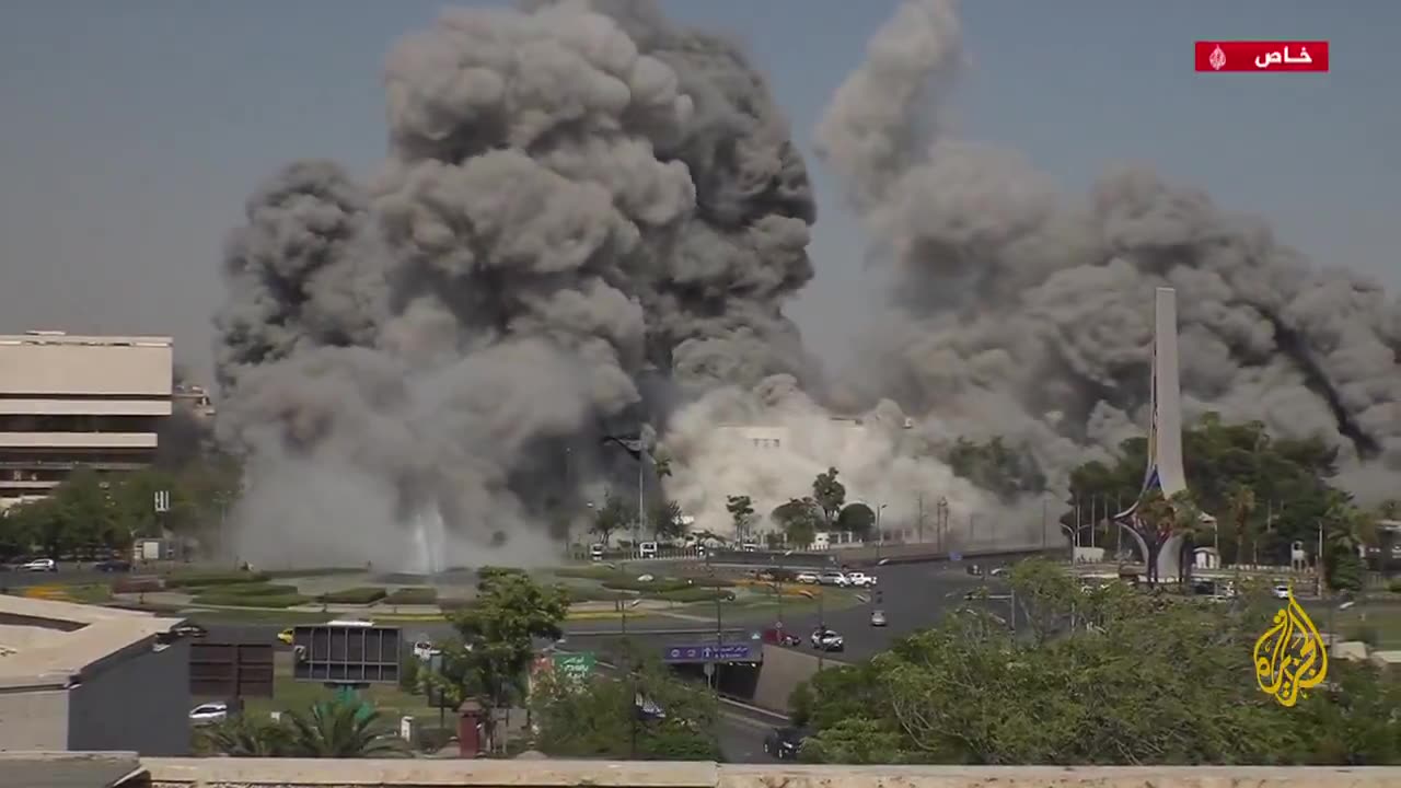 Israel bombs Syria’s Ministry of Defense headquarters in Damascus, launching multiple airstrikes.