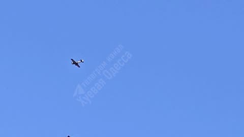 Typical Morning in Odessa(Crop Duster Chasing a Shahed During Rush Hour)