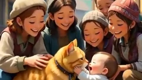 Litle hero cat