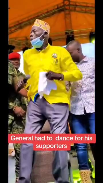 Uganda's 86 years old deputy prime minister Moses Ali who refused to retire campaigning