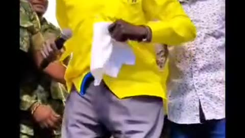 Uganda's 86 years old deputy prime minister Moses Ali who refused to retire campaigning