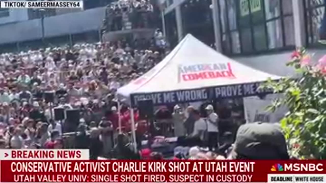 Viral: Conservative activist Charlie Kirk shot at Utah event