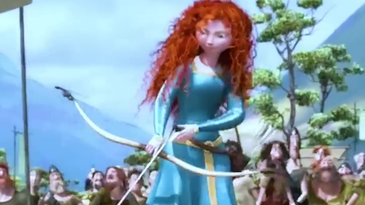 Merida's archery skills are unmatched