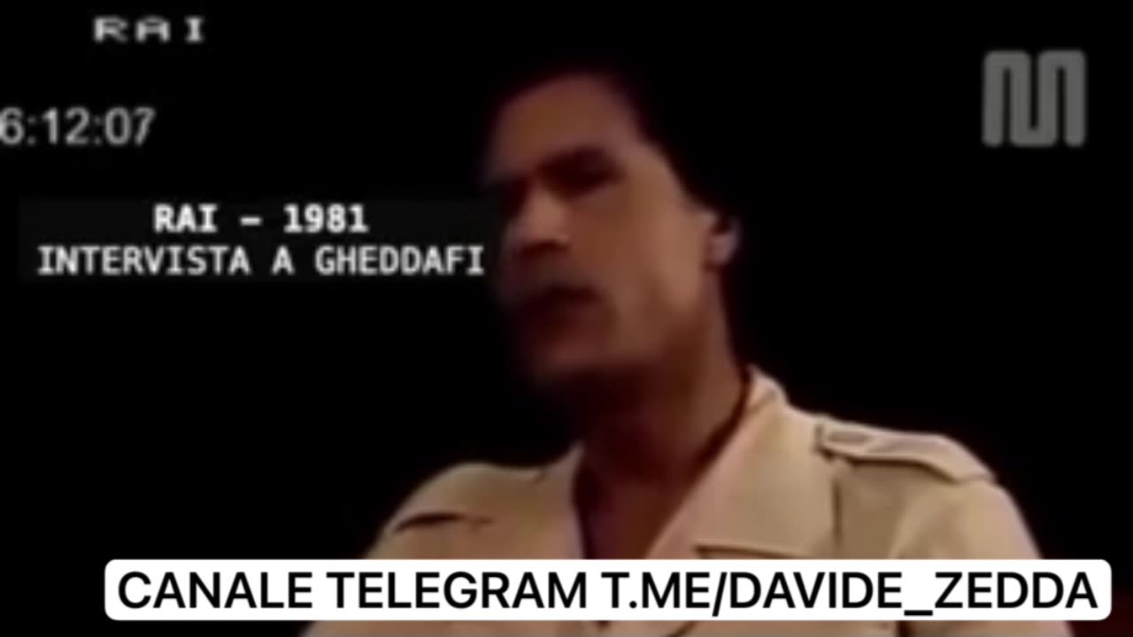 Rai, 1981: intervista a Gheddafi.