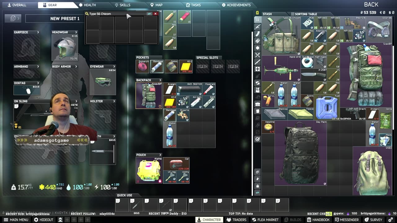 Maybe Tarvkov or GZW Sherpa then Minecraft w @brittysgotkittens KovaaK's 516hrs