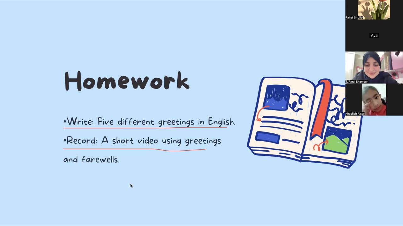 Greetings and Farwell Class (2)