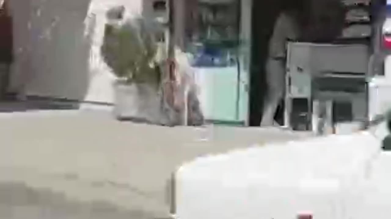 Kermanshah, Iran: A ghost town. The streets are empty and the shops are closed.