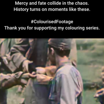 A Tense Moment — US Marines Capture Young Japanese Soldier #ColourisedHistory