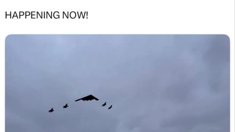 USAF fly by