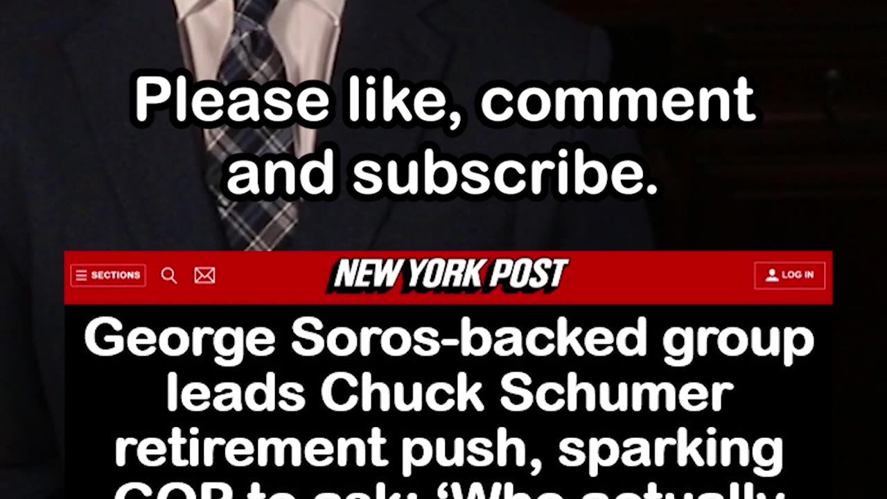 George Soros-Backed Group Leads Chuck Schumer Retirement Push