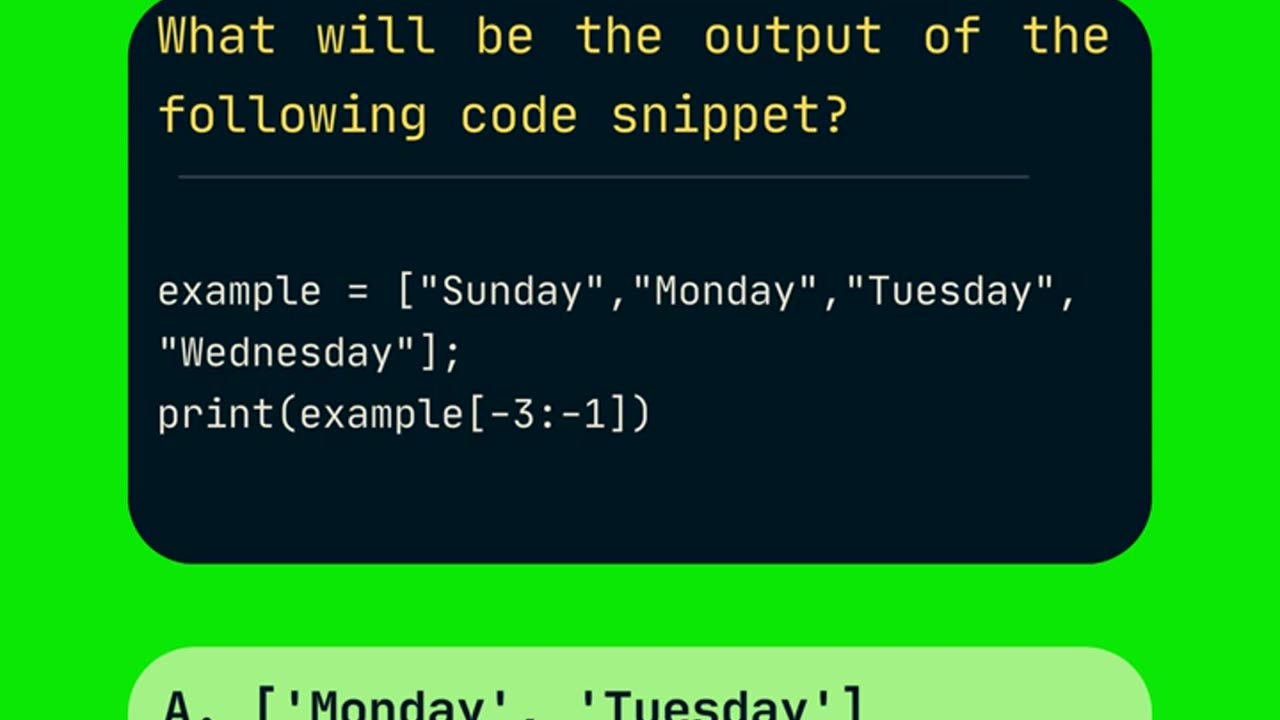 Python Quiz of the day - 0018 🔥 #pythonchallenge #pythonprogramming #pythonquestions #pythonquiz