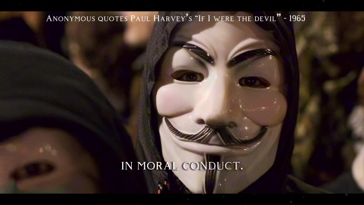 "If I were the Devil..." Paul Harvey 1965