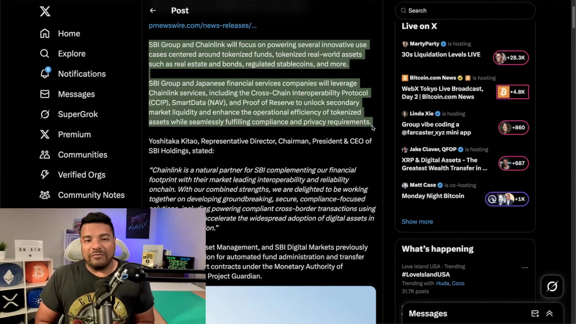 HUGE ALTCOIN NEWS! XRP, SOLANA $1B TREASURY, CHAINLINK SBI, & GRAYSCALE AVAX ETF!