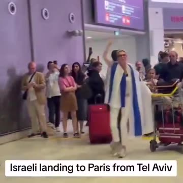 🚨🇮🇱🇫🇷 BREAKING_ ISRAELIS get HECKLED as they got off the plane in Greece
