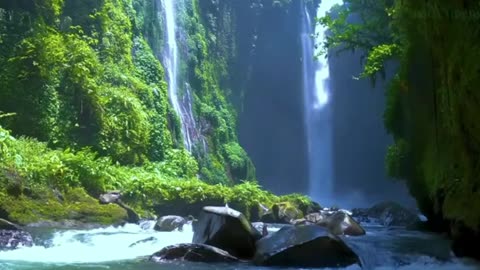 Waterfall Relaxation & Soothing Nature Sounds – A Visual & Mental Escape