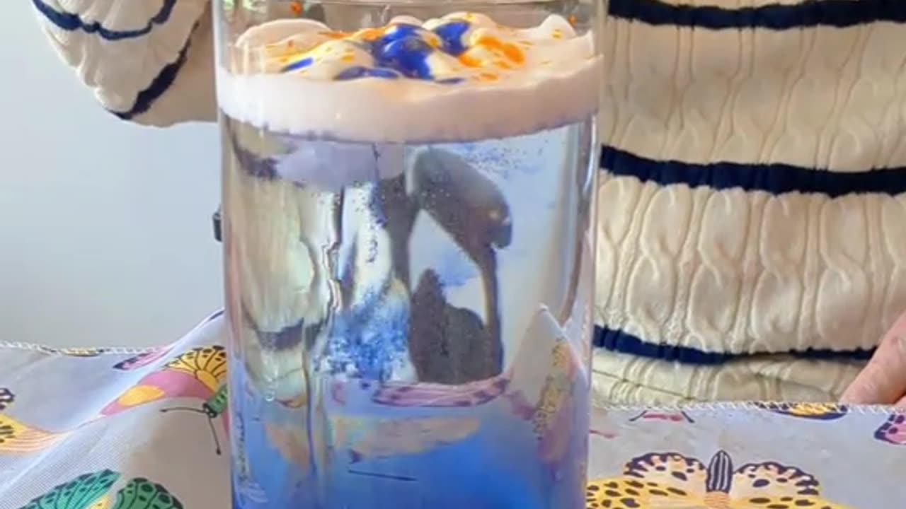 Rainbow Cloud Experiment sensoryadventure science #caregiver #funny #elderlycareservices #fun